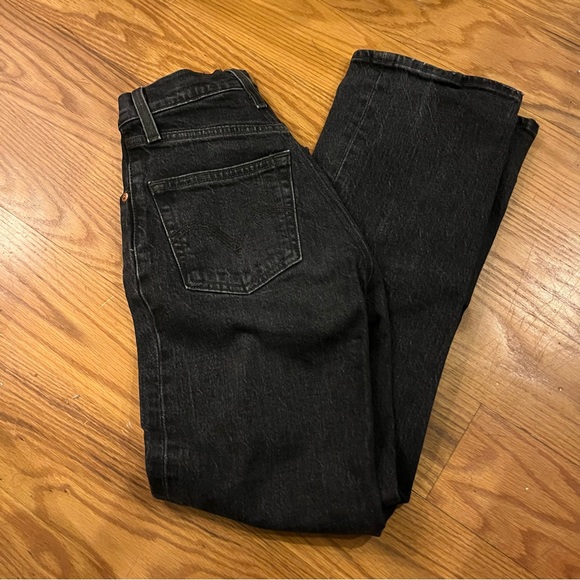 SUPER RARE XXS sized Levi’s ribcage straight jeans - Picture 2 of 4